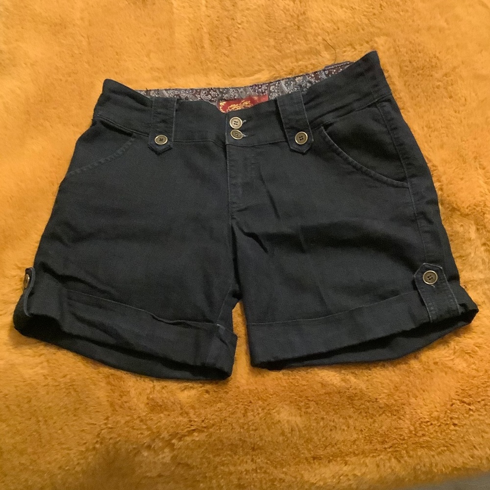 Dark Denim Shorts